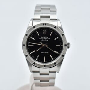 ロレックス エアキング 黒文字盤 SS/AT 14010 買取実績【買取日：2025年12月1日】