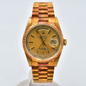 ロレックス デイデイト シャンパン文字盤 YG/AT 18238 買取実績【買取日：2025年12月8日】