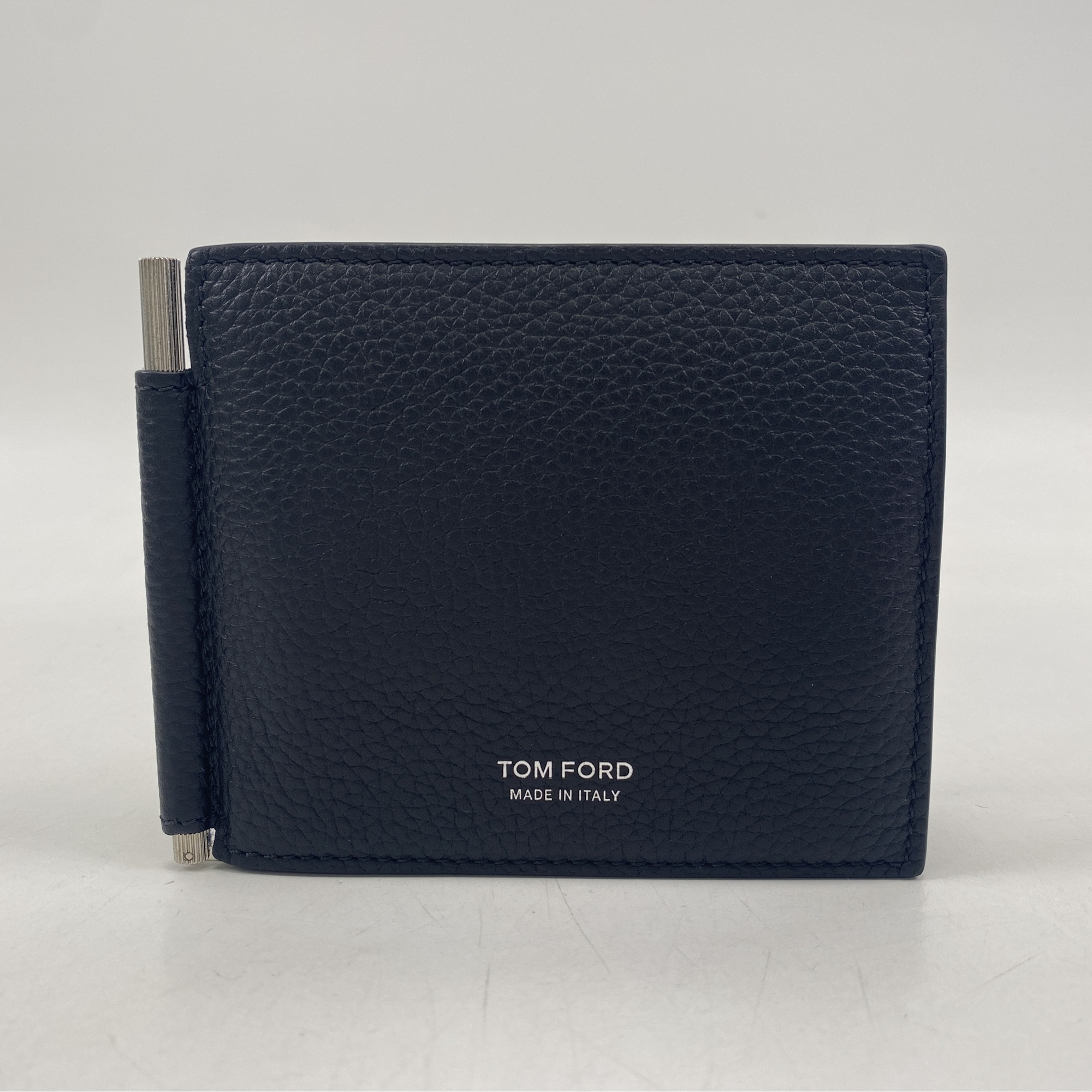 マネークリップ レザー 黒 ABランク