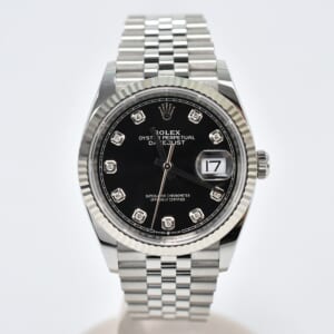 ロレックス デイトジャスト36 黒文字盤 ジュビリーブレス 126234G 買取実績【買取日：2025年12月6日】