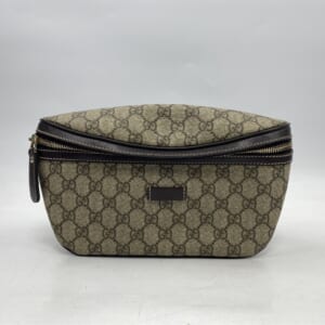 グッチ GGスプリーム ボディバッグ ブラウン PVC×レザー 233269 買取実績【買取日：2025年11月23日】