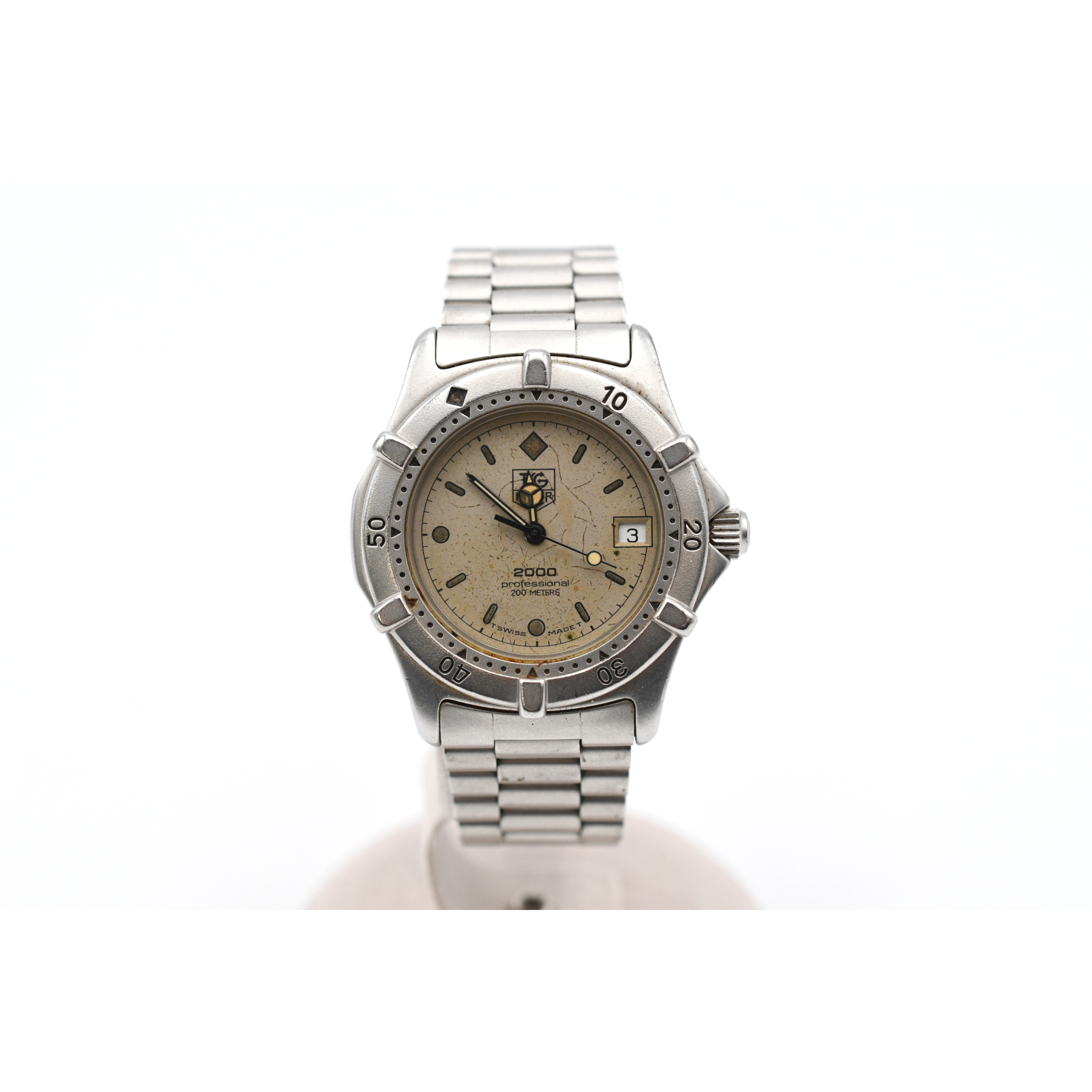 TAG Heuer　プロフェッショナル　962.213 時計　グレー文字盤 TAG Heuer 2000 Quartz Tag Heuer 2000 962.213 • Slate-Grey for