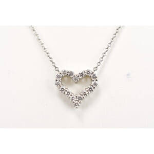 ティファニー センチメンタルハート ダイヤネックレス Pt950 買取実績【買取日：2025年12月3日】