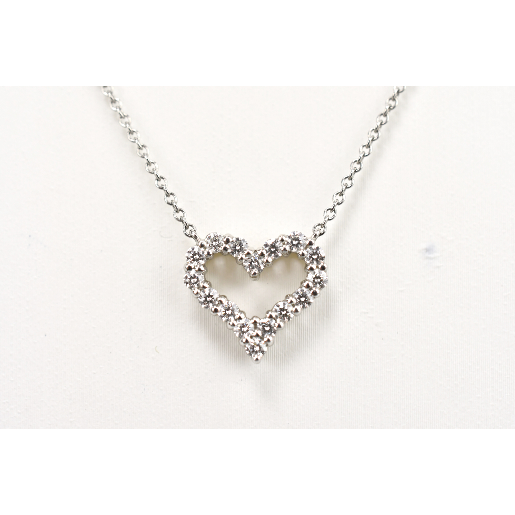 ティファニー センチメンタルハート ダイヤネックレス Pt950 買取実績