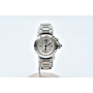 カルティエ マスト ヴァンドーム 白文字盤 レザー×SV925 QZ 買取実績