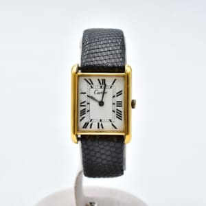カルティエ マストタンク 白文字盤 GP×社外革ベルト/手巻き 買取実績【買取日：2025年11月22日】