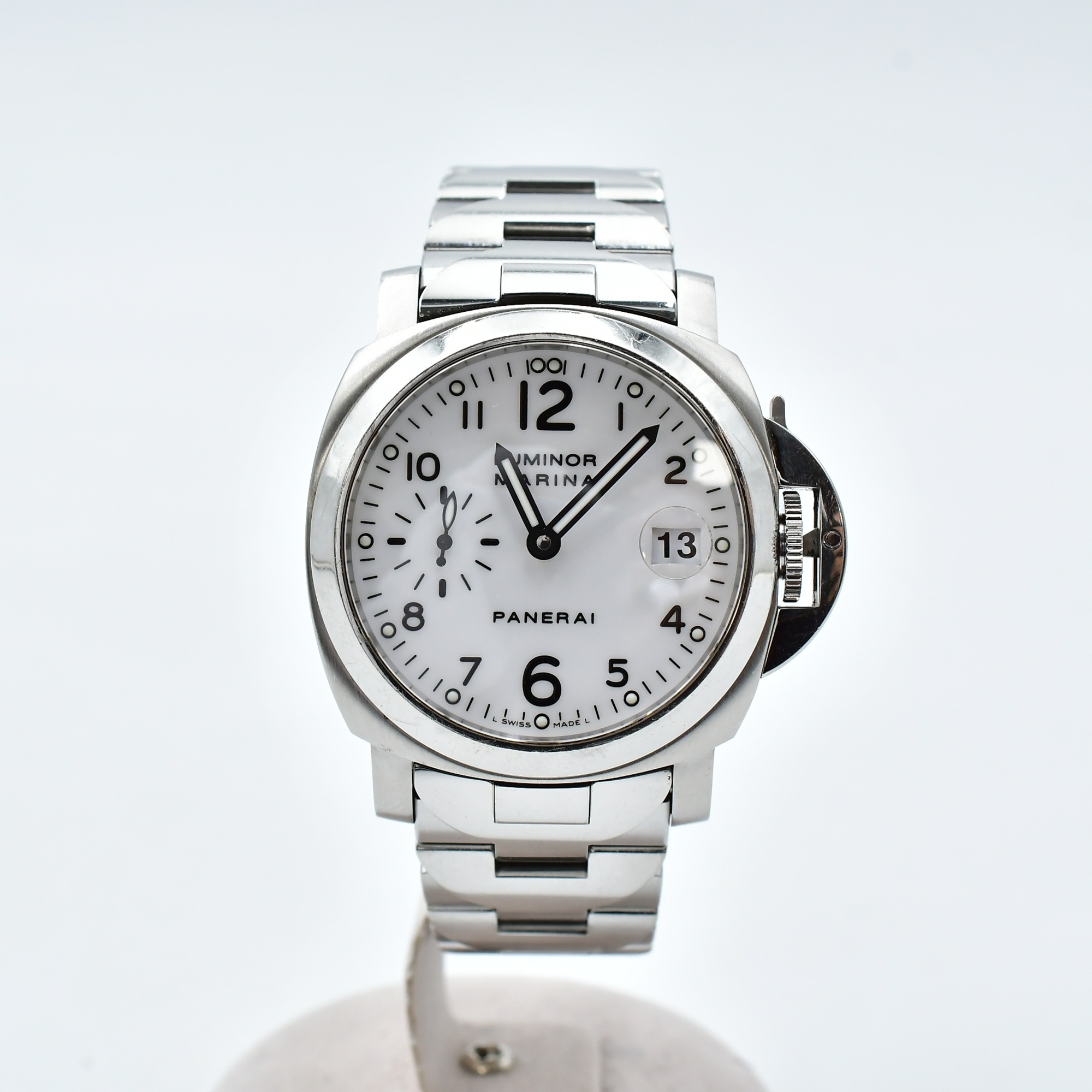 パネライ ルミノール マリーナ オートマティック 白文字盤 SS/AT Bランク