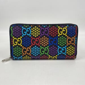 グッチ GGサイケデリック ラウンドファスナー長財布 マルチカラー レザー 601079 買取実績【買取日：2025年11月26日】