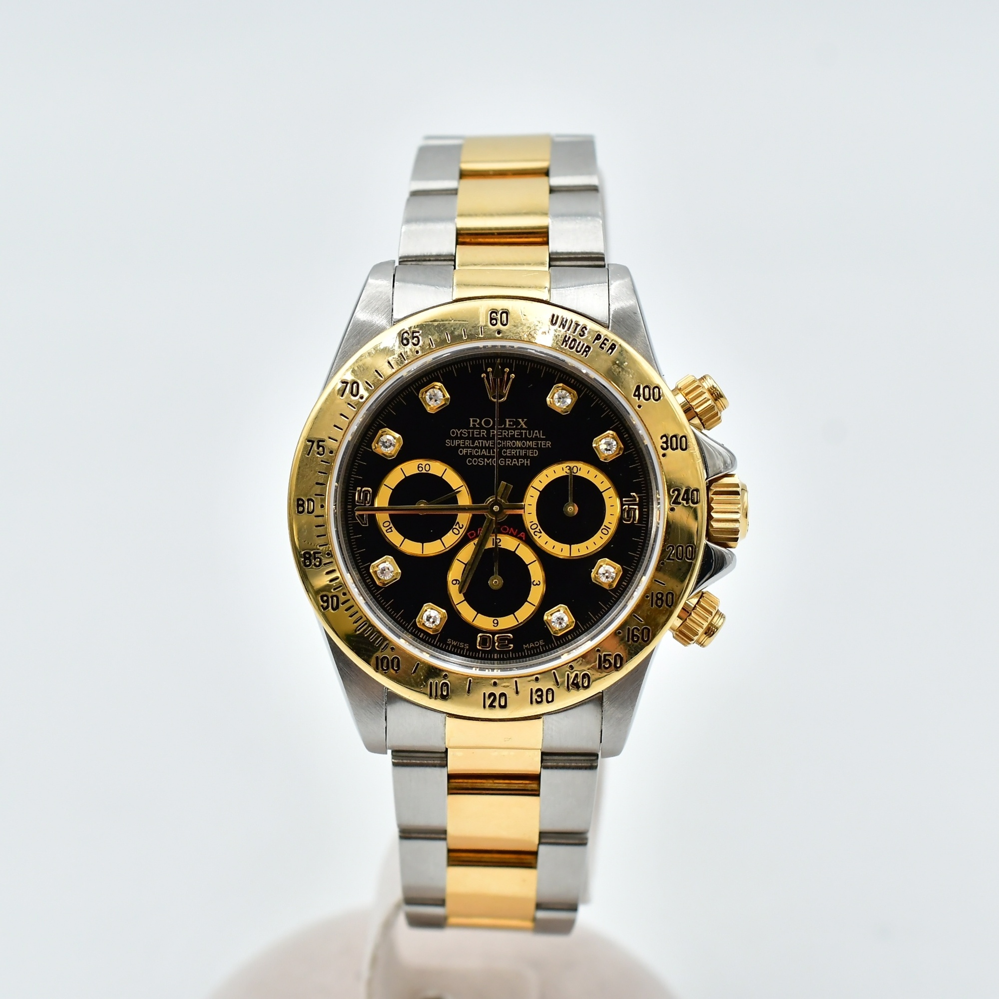 ロレックス デイトナ 黒文字盤 SS×YG/AT Bランク