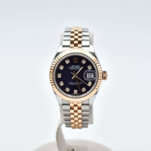 ロレックス デイトジャスト オーベルジーヌ文字盤 ジュビリーブレス SS×PG/AT 279171G 買取実績【買取日：2025年12月5日】