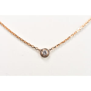 カルティエ ダムール XS ダイヤネックレス 1PD K18PG 買取実績【買取日：2025年12月5日】