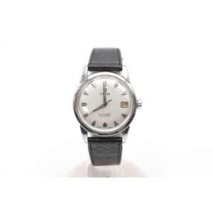 オメガ シーマスター デイト 白文字盤 カレンダー SS×革/AT ステンレス 自動巻き クサビインデックス ヴィンテージ 買取実績【買取日：2025年12月1日】