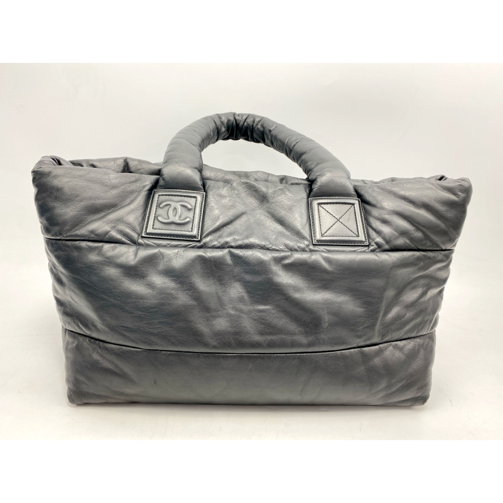 ALC10 シャネル コココクーン トートバッグ シール付き シルバー金具 ALC10 シャネル コココクーン トートバッグ シール付き シルバー金具