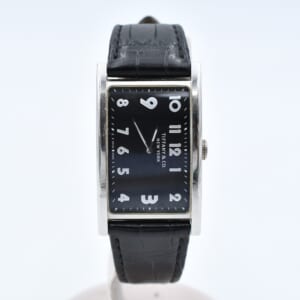 ティファニー イーストウエスト 黒文字盤 SS×革/QZ 34677352 買取実績【買取日：2025年11月25日】