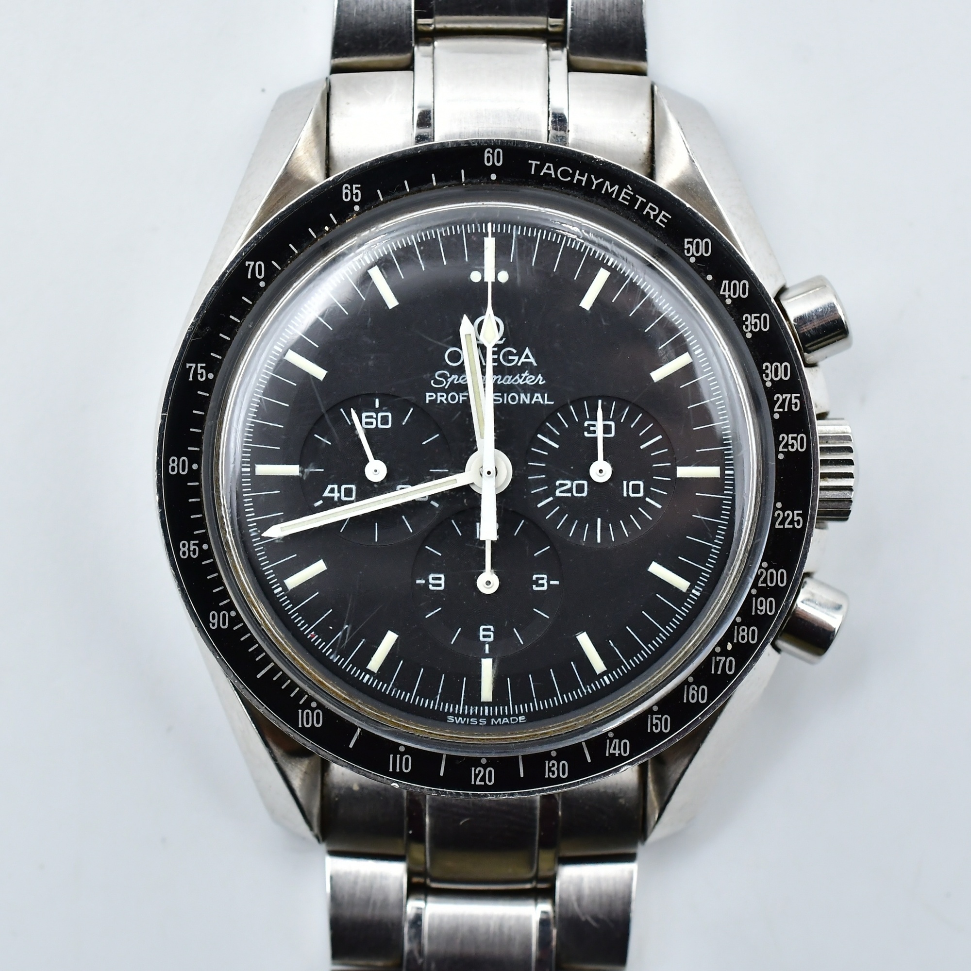 オメガ スピードマスター プロフェッショナル 黒文字盤 SS/AT Bランク