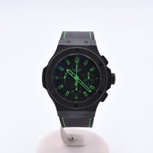 ウブロ ビッグ・バン オールブラック グリーン 黒文字盤 CE×TI×ラバー/AT 301.CI.1190.ABG11 買取実績【買取日：2025年11月24日】