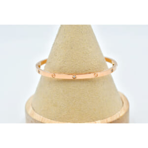 カルティエ ラブブレスレットSM ハーフダイヤ 新型 750PG ＃18 B6047618 買取実績【買取日：2025年12月10日】