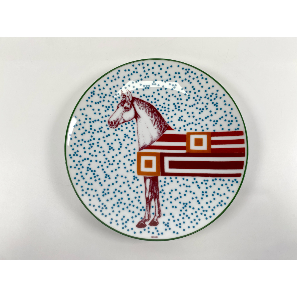 エルメス イポモビル デザートプレート No1 赤×青 買取実績【買取日