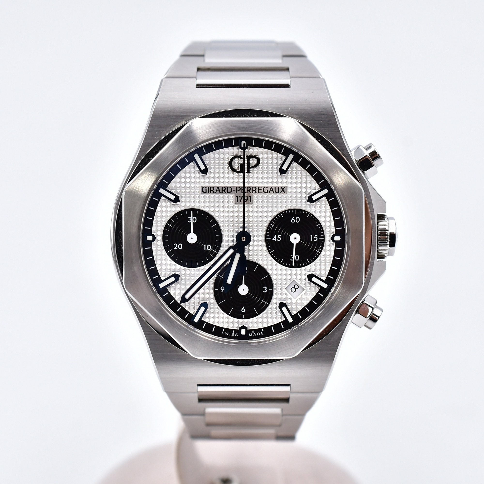 ジラール ペルゴ ロレアート 黒文字盤 SS/AT Aランク