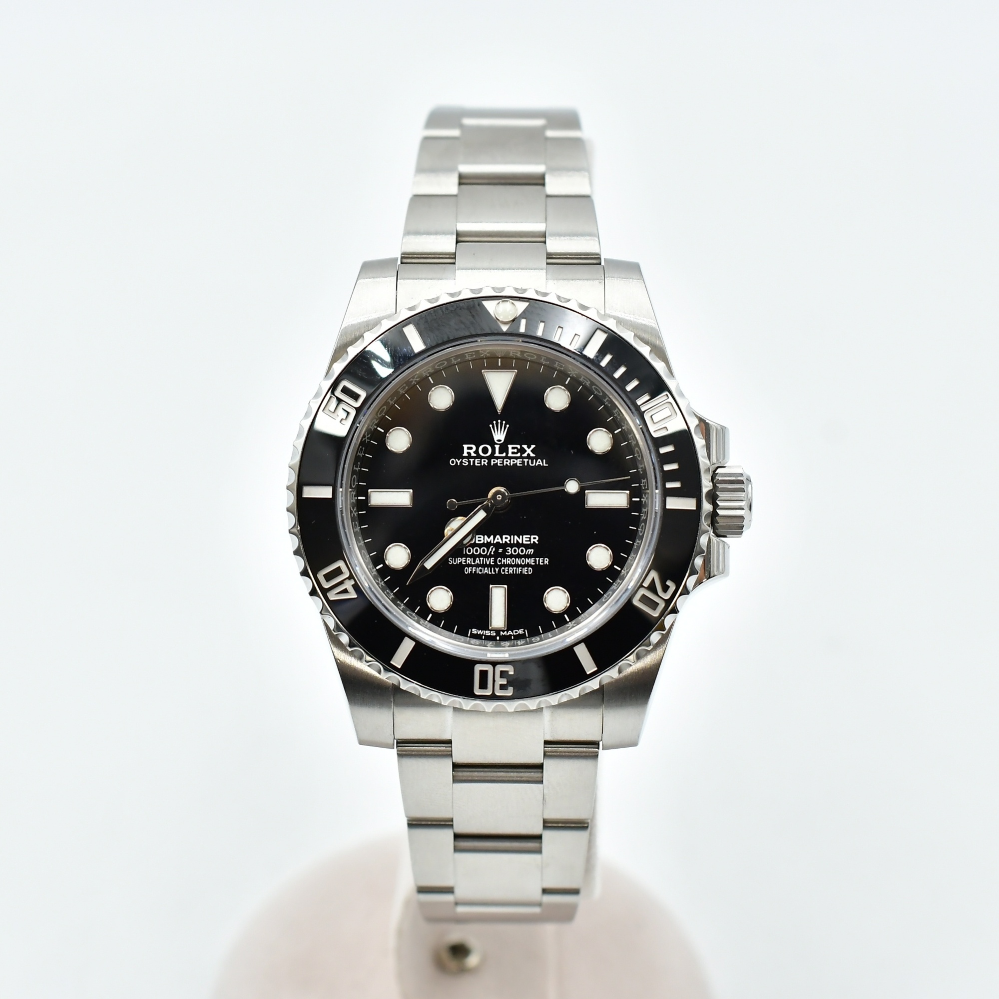 ロレックス サブマリーナー ノンデイト 黒文字盤 SS/AT Aランク