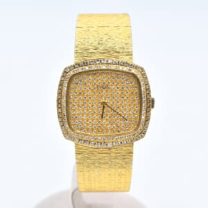 ピアジェ トラディション パヴェダイヤ文字盤 ベゼルダイヤ YG/手巻き 12431A6 買取実績【買取日：2025年12月9日】