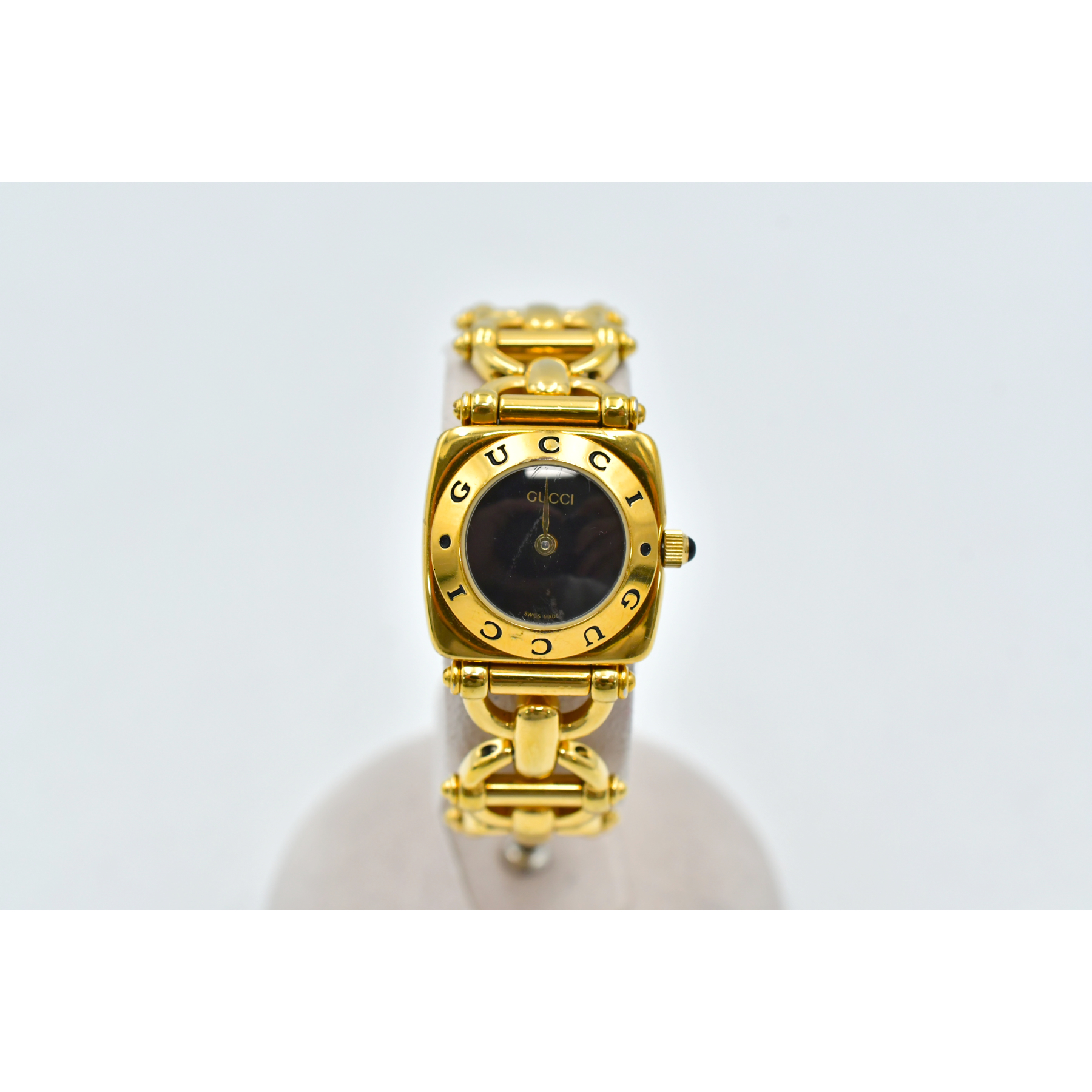 グッチ ホースビット 黒文字盤 SS/QZ 6400L 買取実績【買取日：2025年