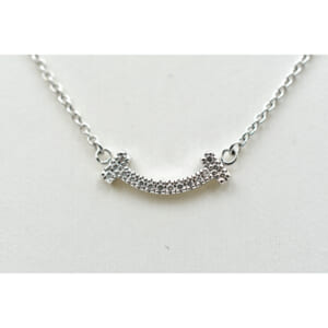 ティファニー Tスマイル ミニ ダイヤネックレス Au750WG 買取実績【買取日：2025年12月3日】