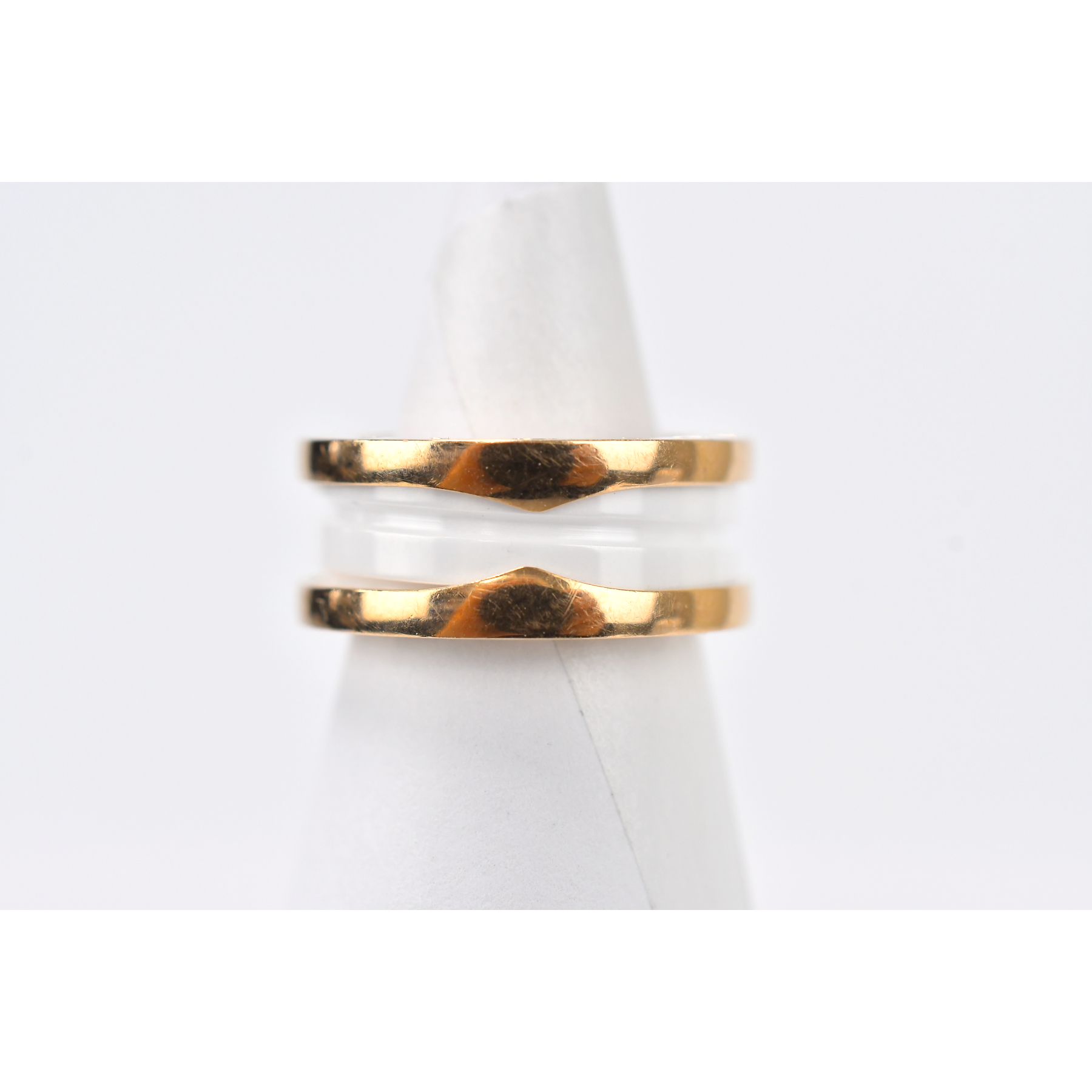 ブルガリ ビーゼロワン 2バンド 750 PG×セラミック Bランク