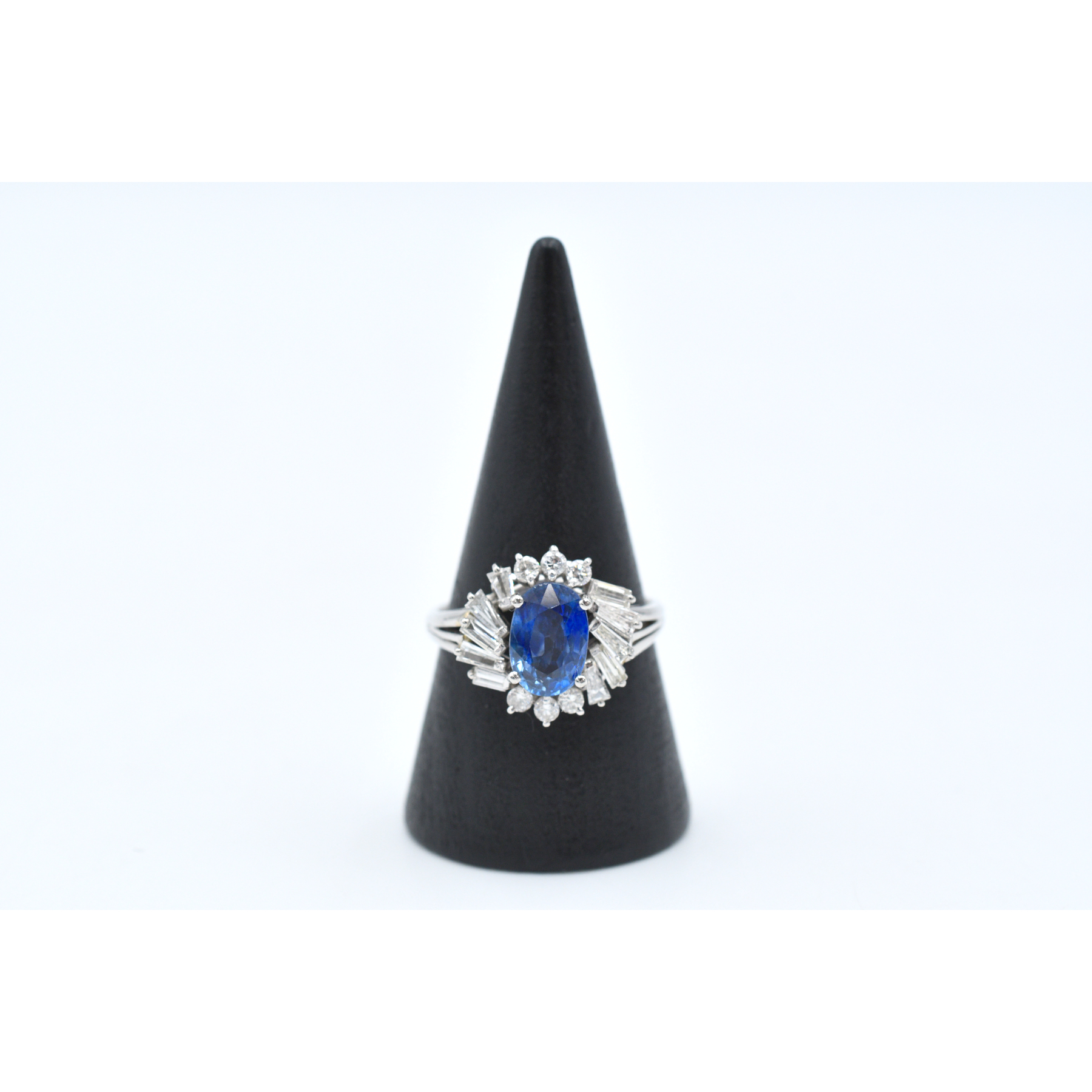 サファイアダイヤリング Pt900 0.75ct 1.95ct 買取実績【買取日：2025 