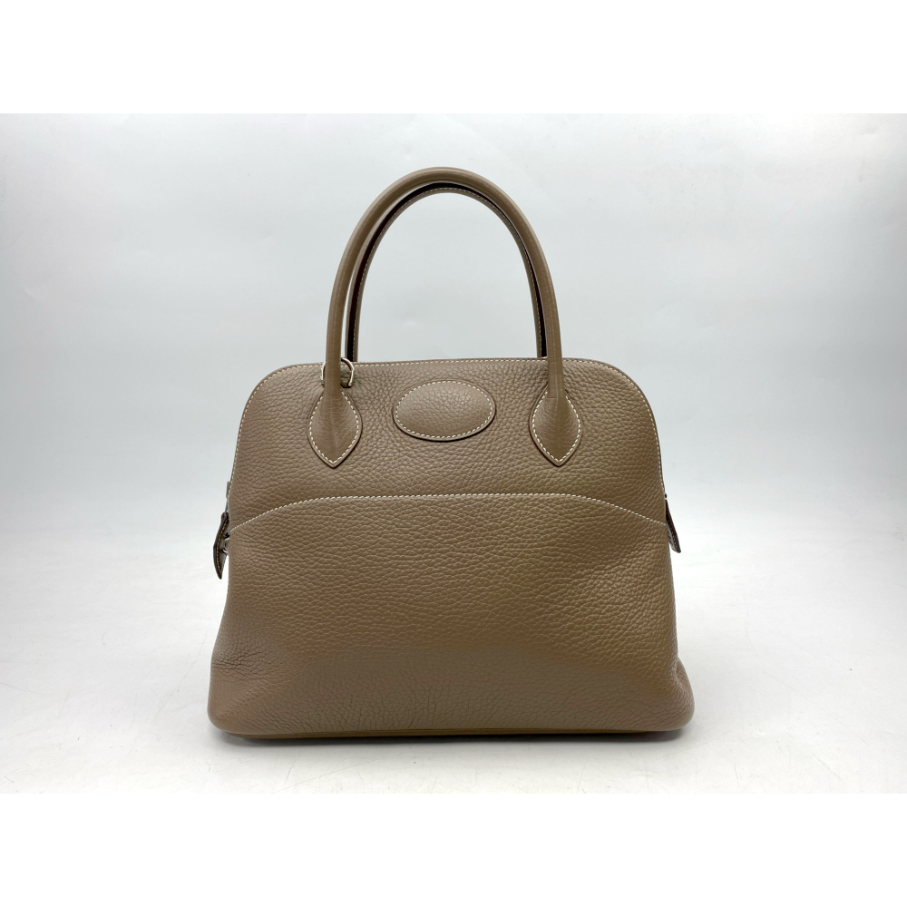 エルメス ボリード31 トリヨン エトゥープ T刻印 SV金具 ABランク