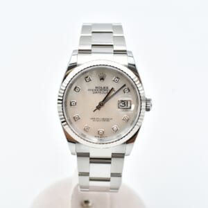 ロレックス デイトジャスト ホワイトシェル文字盤 SS/AT 126234 買取実績【買取日：2025年12月7日】