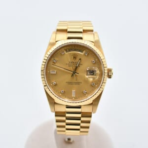 ロレックス デイデイト シャンパン文字盤 旧PD YG/AT 18238 買取実績【買取日：2025年12月9日】