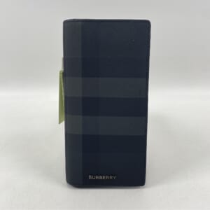 バーバリー コーテッドキャンバス 二つ折り長財布 チャコールチェック レザー 買取実績【買取日：2025年11月23日】