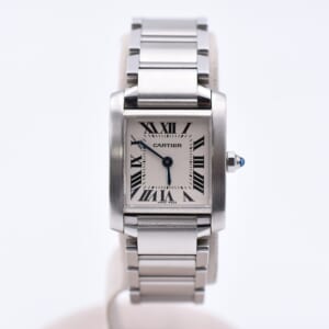 カルティエ タンクフランセーズSM シルバー文字盤 SS/QZ W51008Q3 買取実績【買取日：2025年11月25日】