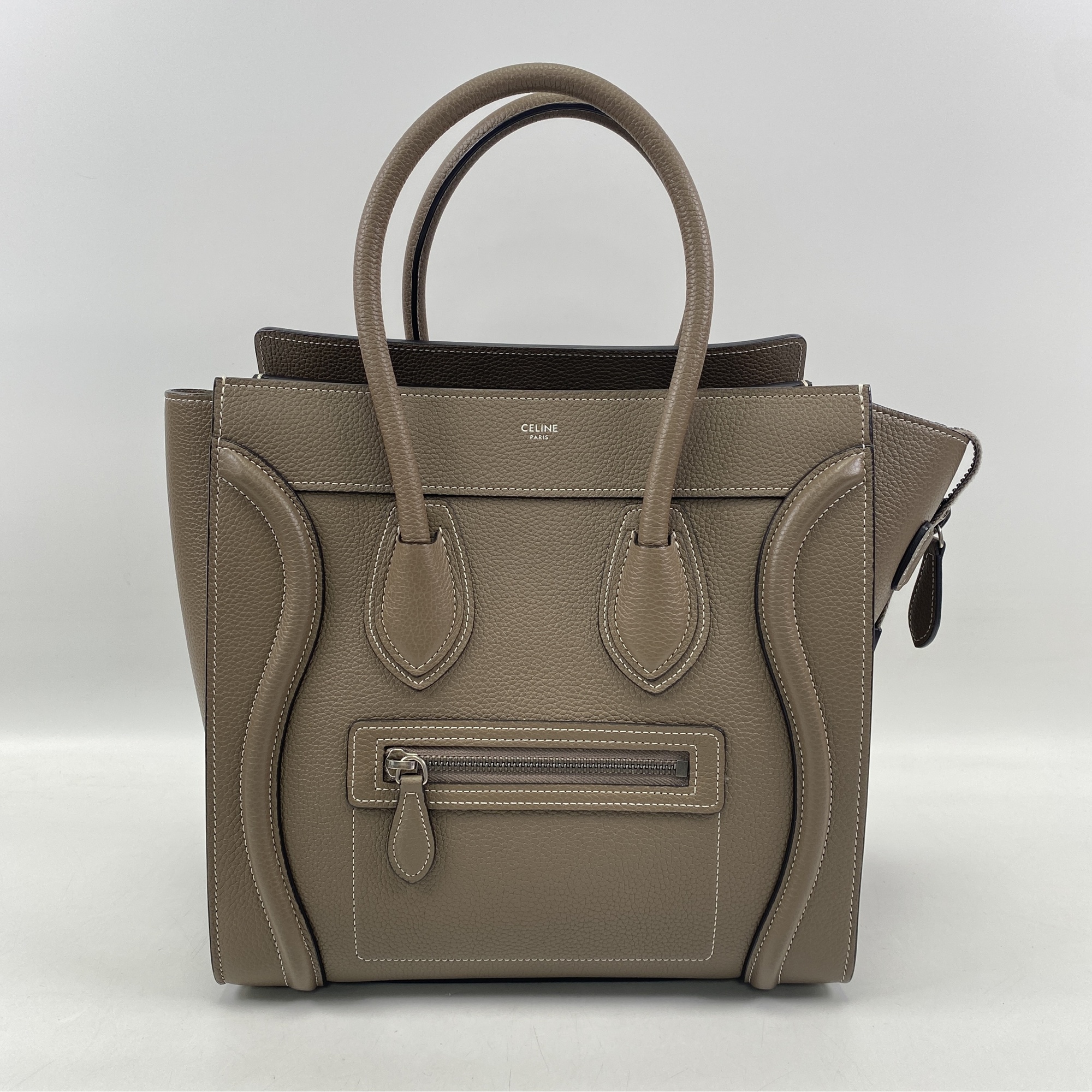 セリーヌ ラゲージ マイクロ グレージュ レザー 買取実績【買取日