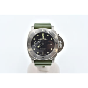 パネライ サブマーシブル 1950 黒文字盤 Ti×革/AT PAM00305 買取実績【買取日：2025年11月24日】