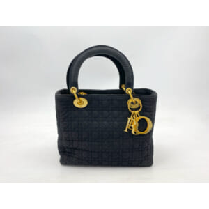 ディオール レディディオール カナージュ ハンドバッグ 黒 ナイロン 買取実績【買取日：2025年11月25日】