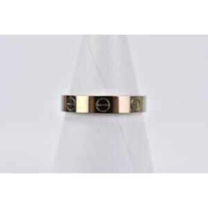 カルティエ ミニ ラブリング K18WG ＃53 CRB4085153 買取実績【買取日：2025年12月4日】