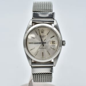 ロレックス オイスターデイト シルバー文字盤 SS/手巻き 6694 買取実績【買取日：2025年12月6日】