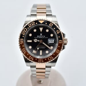 ロレックス GMTマスター 黒文字盤 オイスターブレス SS×PG/AT 126711CHNR 買取実績【買取日：2025年12月4日】