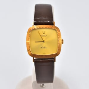 ロレックス チェリーニ スクエア シャンパン文字盤 YG×革/手巻き 買取実績【買取日：2025年12月9日】