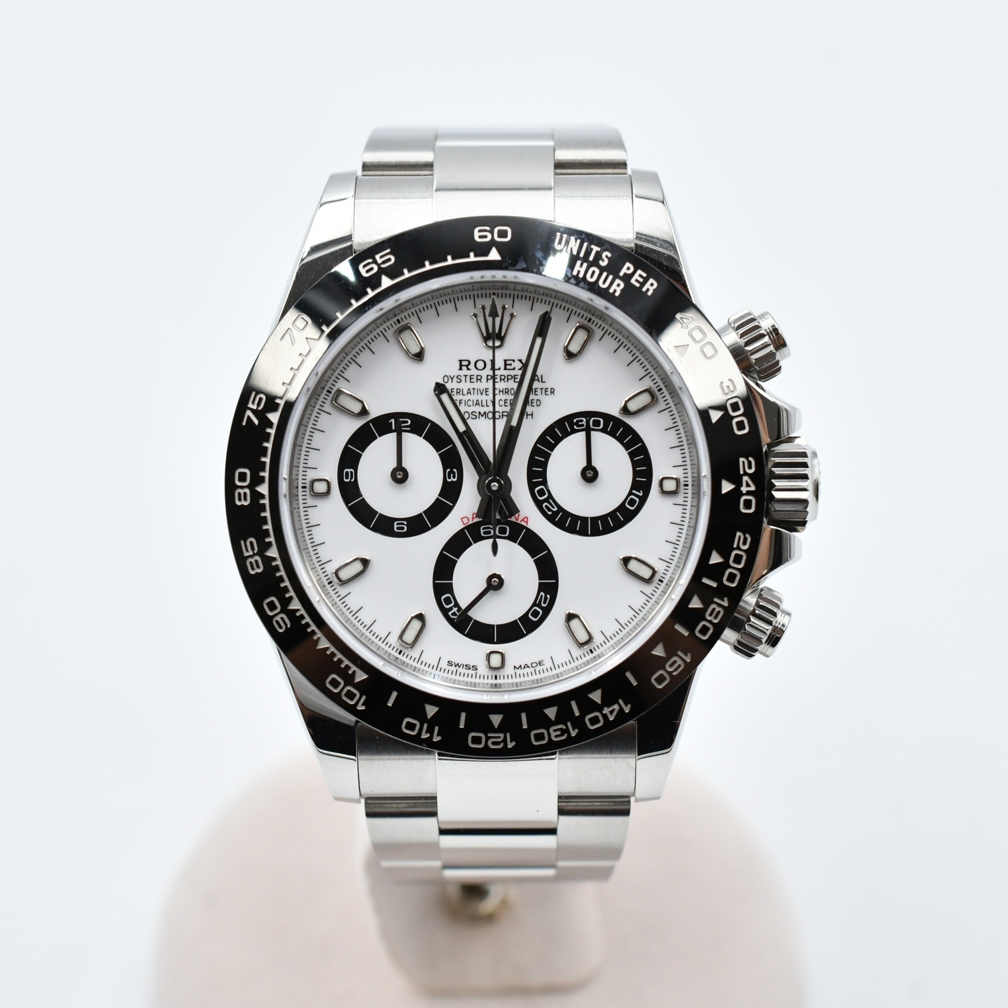 ロレックス デイトナ 白文字盤 SS/AT Aランク