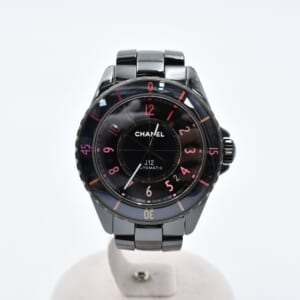 シャネル J12 BLUSH キャリバー 12.1 黒文字盤 CE/AT H10312 買取実績【買取日：2025年11月22日】