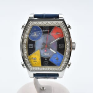 ジェイコブ ファイブタイムゾーン マザーオブパール×マルチカラー SS/QZ 買取実績【買取日：2025年11月21日】