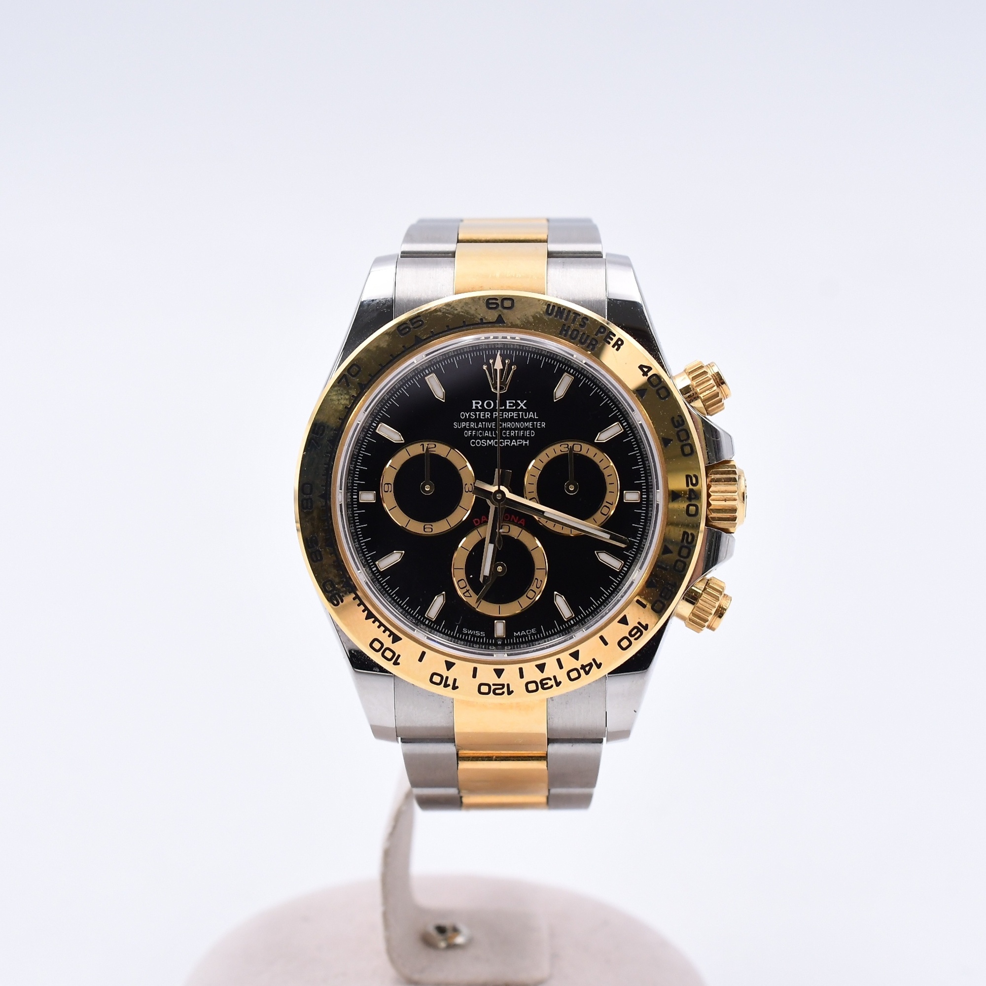 ロレックス デイトナ 黒文字盤 SS×YG Bランク