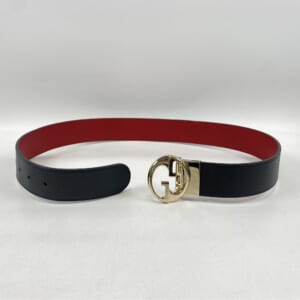 グッチ ベルト 黒×赤 レザー 450000 買取実績【買取日：2025年11月24日】