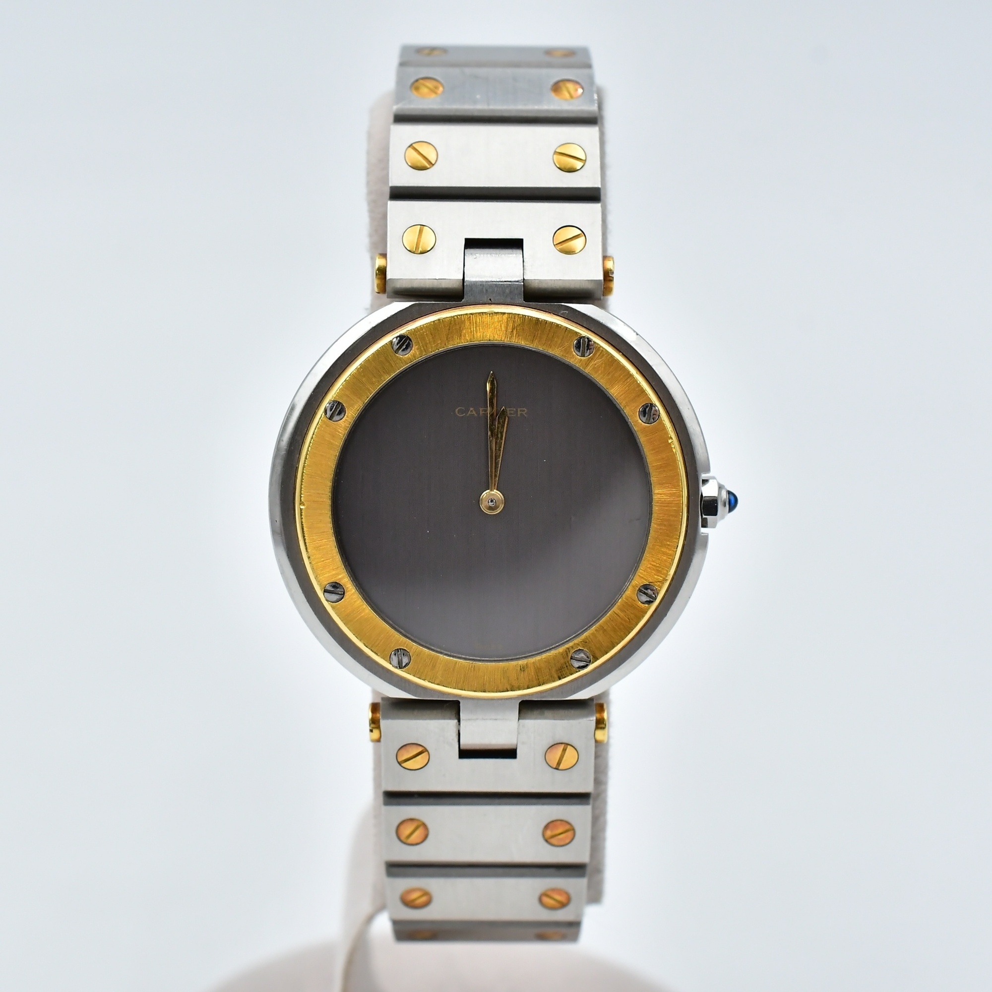 Cartier カルティエ サントス ヴァンドーム SS×YGコンビ クオーツ カルティエ サントス ヴァンドーム LM グレー文字盤 SS×YG/QZ 83041488