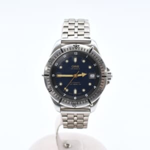 オリス クラッシックデイト ネイビー文字盤 SS/AT 7401 買取実績【買取日：2025年11月22日】
