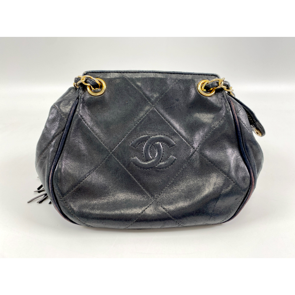 シャネル フリンジ マトラッセチェーンショルダーバッグ シールあり