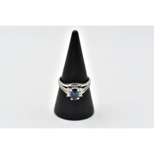 Pt900 サファイア×メレダイヤリング S1.09ct 買取実績【買取日：2025年12月5日】